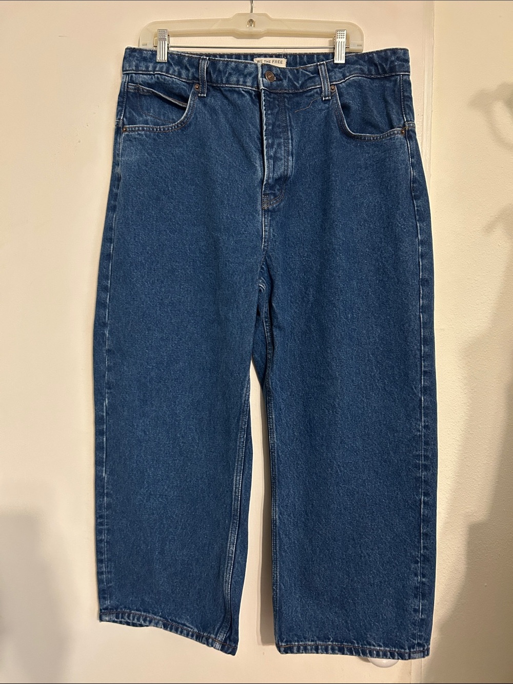 We The Free Relaxed Boyfriend Blue Denim Jeans